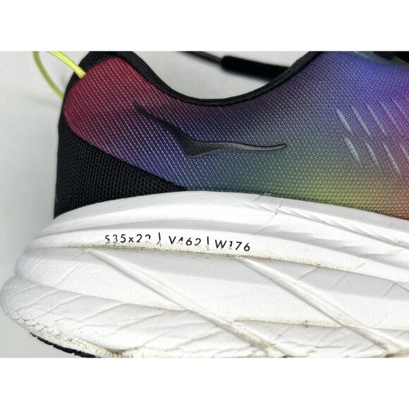 Hoka One One Rincon 3 Shoes Womens Size 8 Rainbow Multicolor Running 1119396BKML - Picture 15 of 15